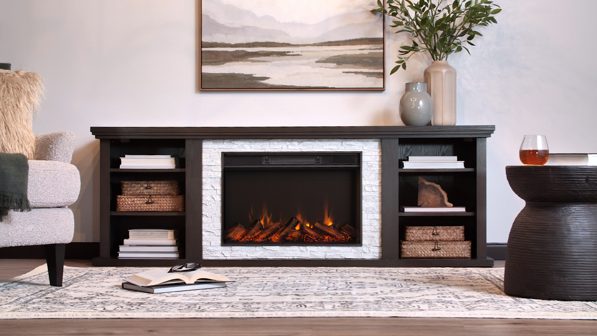 Kenai Electric Fireplace